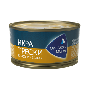 Икра трески классическая 130гр