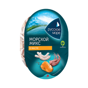 Морской микс в масле 180гр