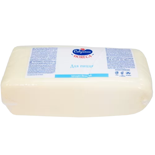 Сырный продукт мягкий Для пиццы с зам. молочного жира 40% вес ТМ Савушкин