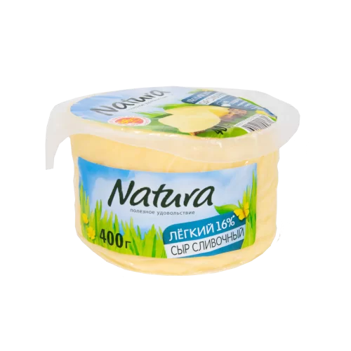 Сыр Natura Легкий Цилиндр 30% ТМ Натура Про 400гр/6