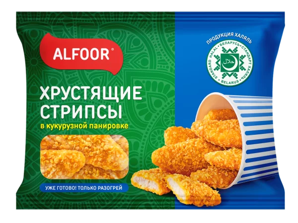 Хрустящие стрипсы ТМ Alfoor 290гр/10