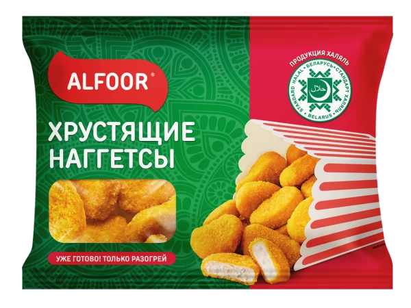 Наггетсы Хрустящие ТМ Alfoor 290гр/10